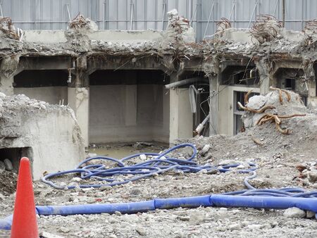 Building demolitionの写真素材
