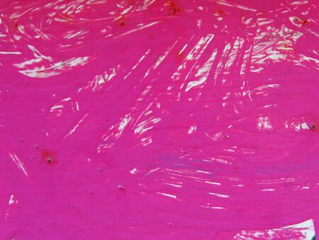 Brush-painted villageの写真素材