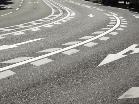 Sharp turn in the road