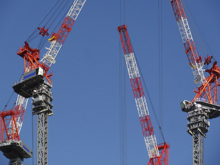 Building construction crane
