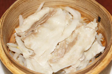 Sliced porkの写真素材