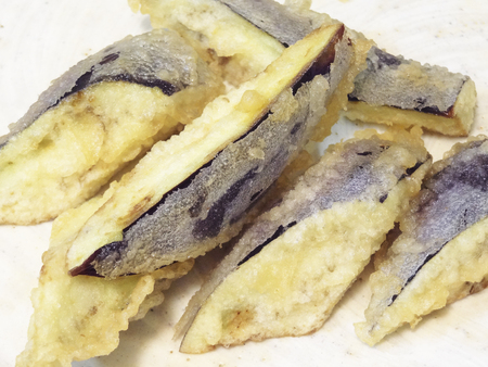 Eggplant tempuraの写真素材