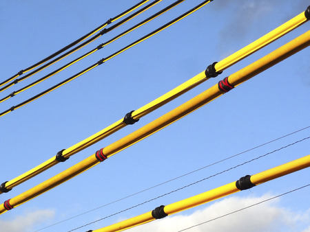 Leakage prevention protective cover of the electric wireの写真素材