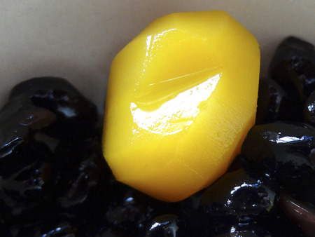 Black Bean and Sweet chestnutの写真素材