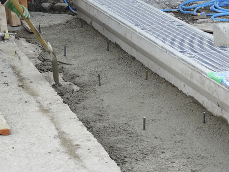 Concrete foundation construction