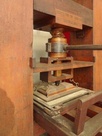 Gutenberg restore printing machine
