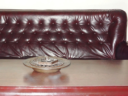 Retro drawing room of ashtrayの写真素材