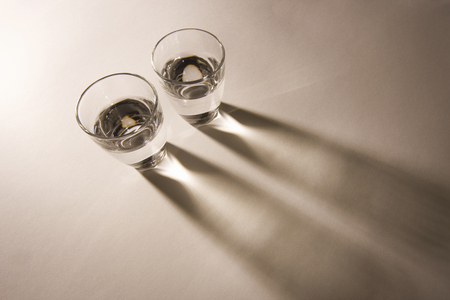 Glass of waterの写真素材