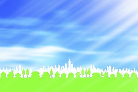 Streets and lightの写真素材