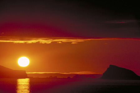 Arctic icebergの写真素材