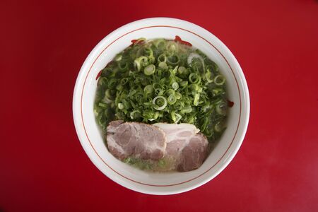 Hakata leek Bocko and ramenの写真素材
