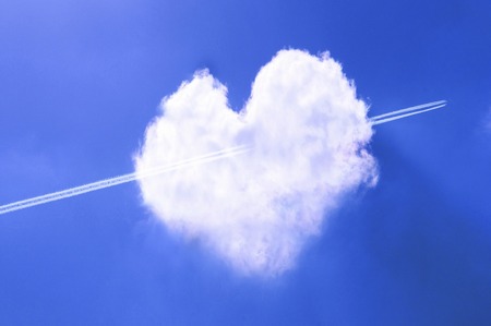 Heart of cloudsの写真素材