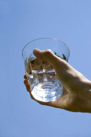 Glass and water