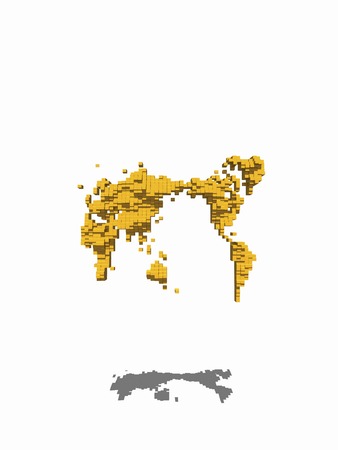 Map of the worldの写真素材