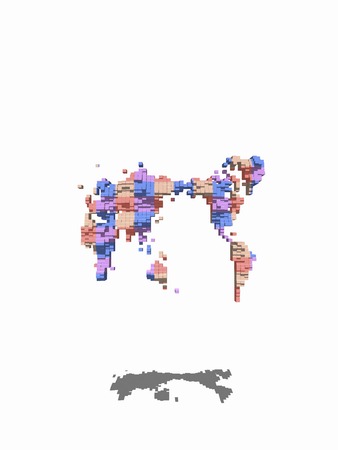 Map of the worldの写真素材