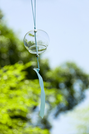 Wind chimesの写真素材