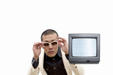 CRT TVs and men