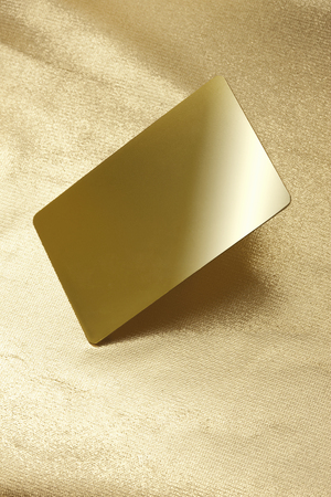 Gold cardの写真素材