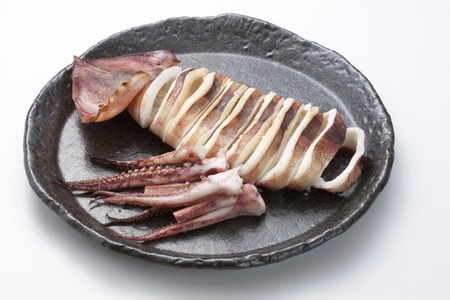 Roasted squid