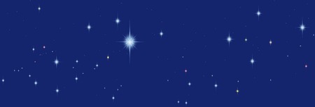 Starry skyの写真素材