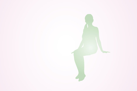 Este silhouetteの写真素材