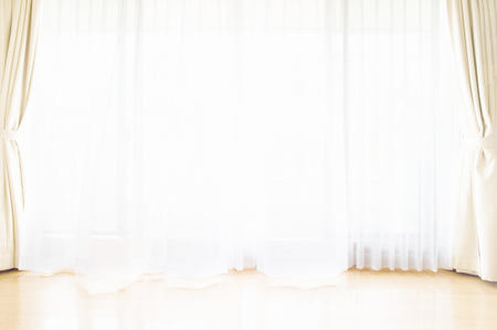 Windowsill of the bedroomの写真素材