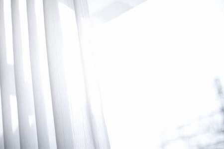 Windowsill of the bedroomの写真素材