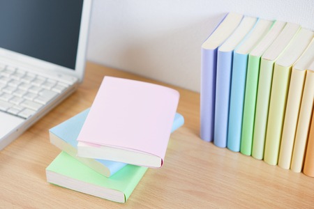 Colourful booksの写真素材