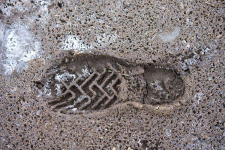 Frozen groundの写真素材