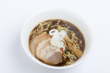 Soy sauce ramenの写真素材