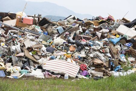 Piles of rubble