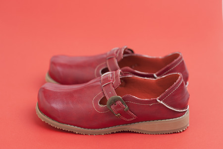 The red shoesの写真素材