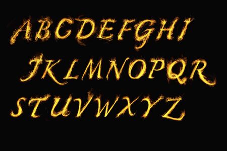 Flame characterの写真素材