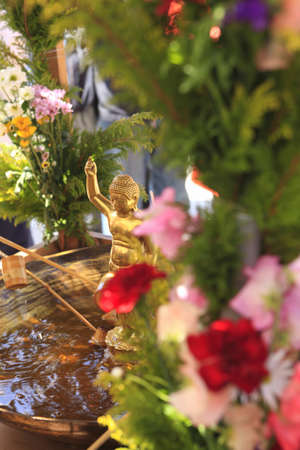 Flower Festival of Buddhaの写真素材