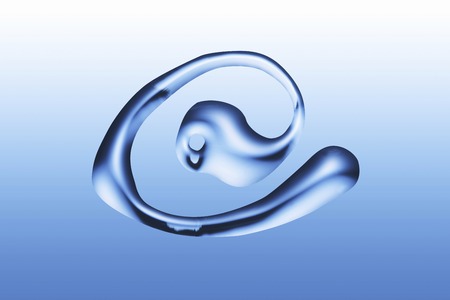 Symbol of the liquidの写真素材