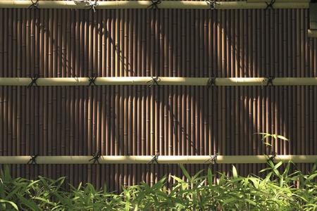 Bamboo fenceの写真素材