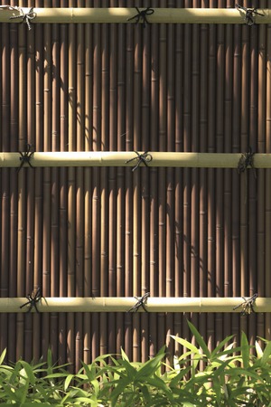 Bamboo fenceの写真素材