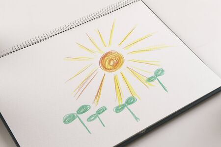 Picture of Futaba and sunの写真素材