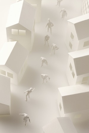 Paper crafts and modelsの写真素材