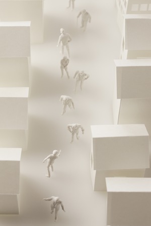 Paper crafts and modelsの写真素材