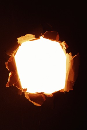 Torn paper