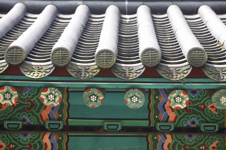 Tile of Korean-styleの写真素材