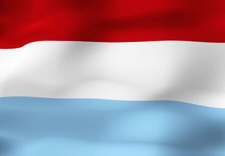 Flag of Luxembourgの写真素材