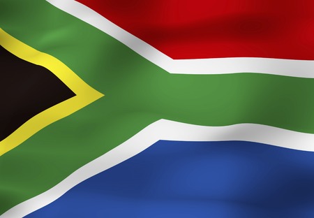 Flag of South Africaの写真素材
