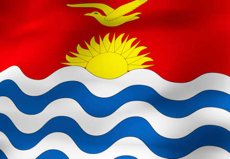 Flag of Kiribatiの写真素材