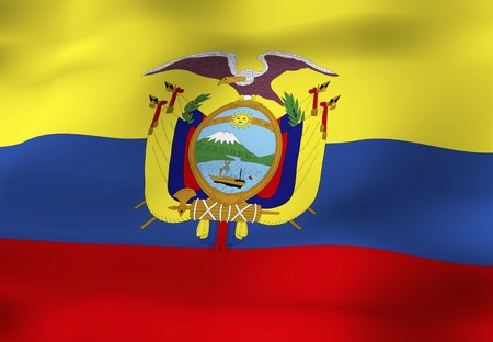 Ecuador Flagの写真素材