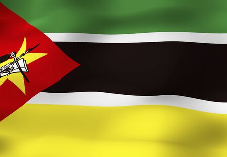Mozambique Flagの写真素材