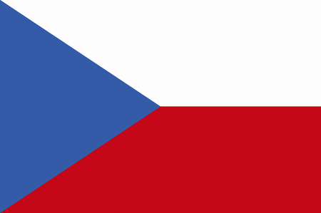 Czech national flagの写真素材