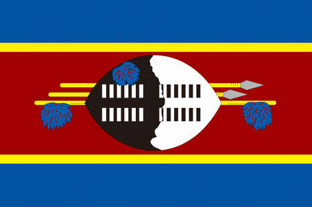 Flag of Swazilandの写真素材