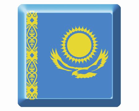 Flag of Kazakhstanの写真素材